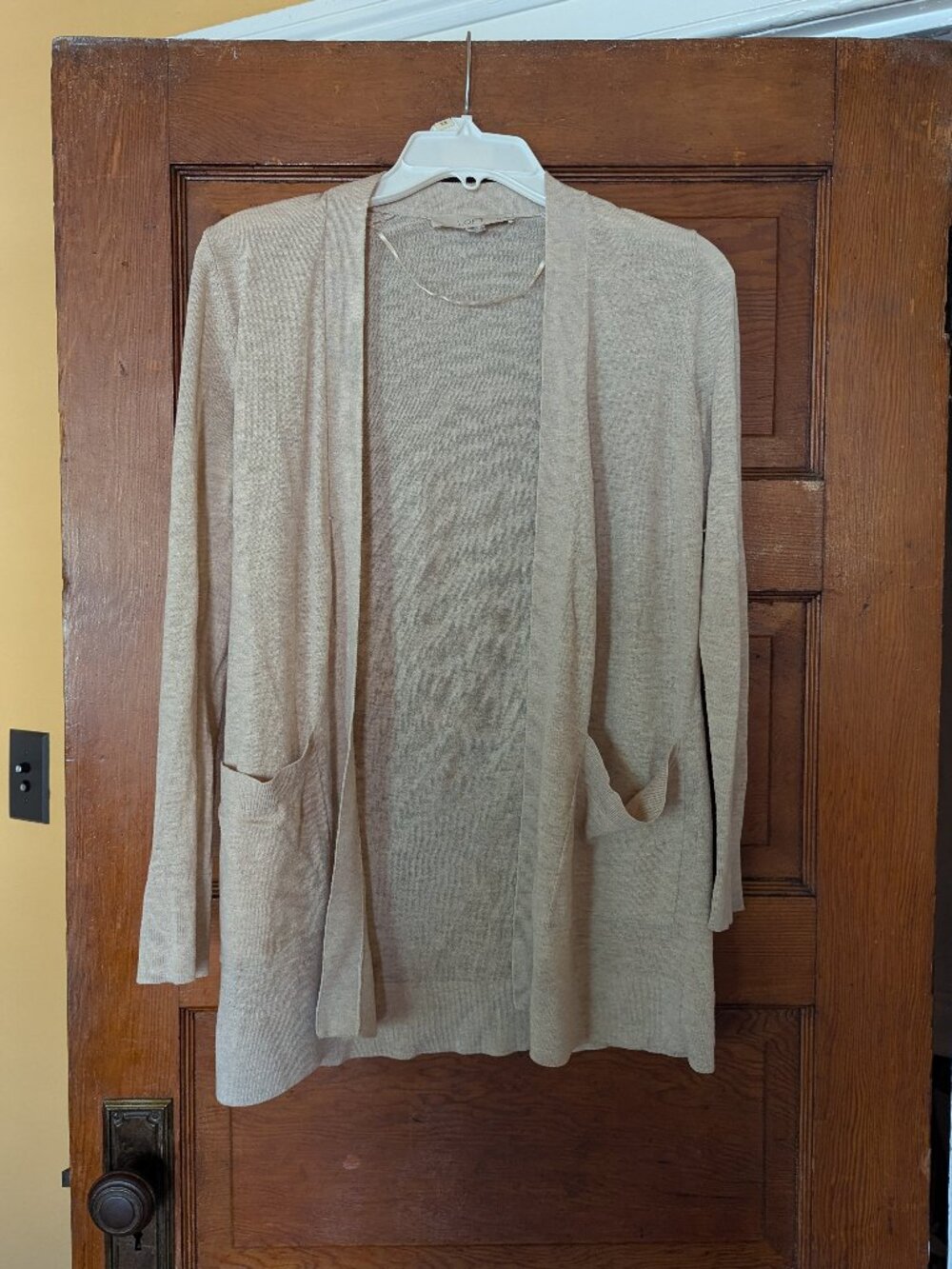 Loft Long Open Cardigan Lightweight Two Pockets